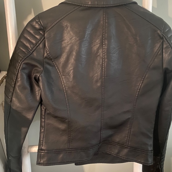 Faux leather biker jacket noisy may - Picture 2 of 2